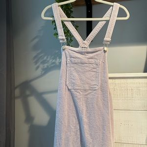 Overall corduroy dress
